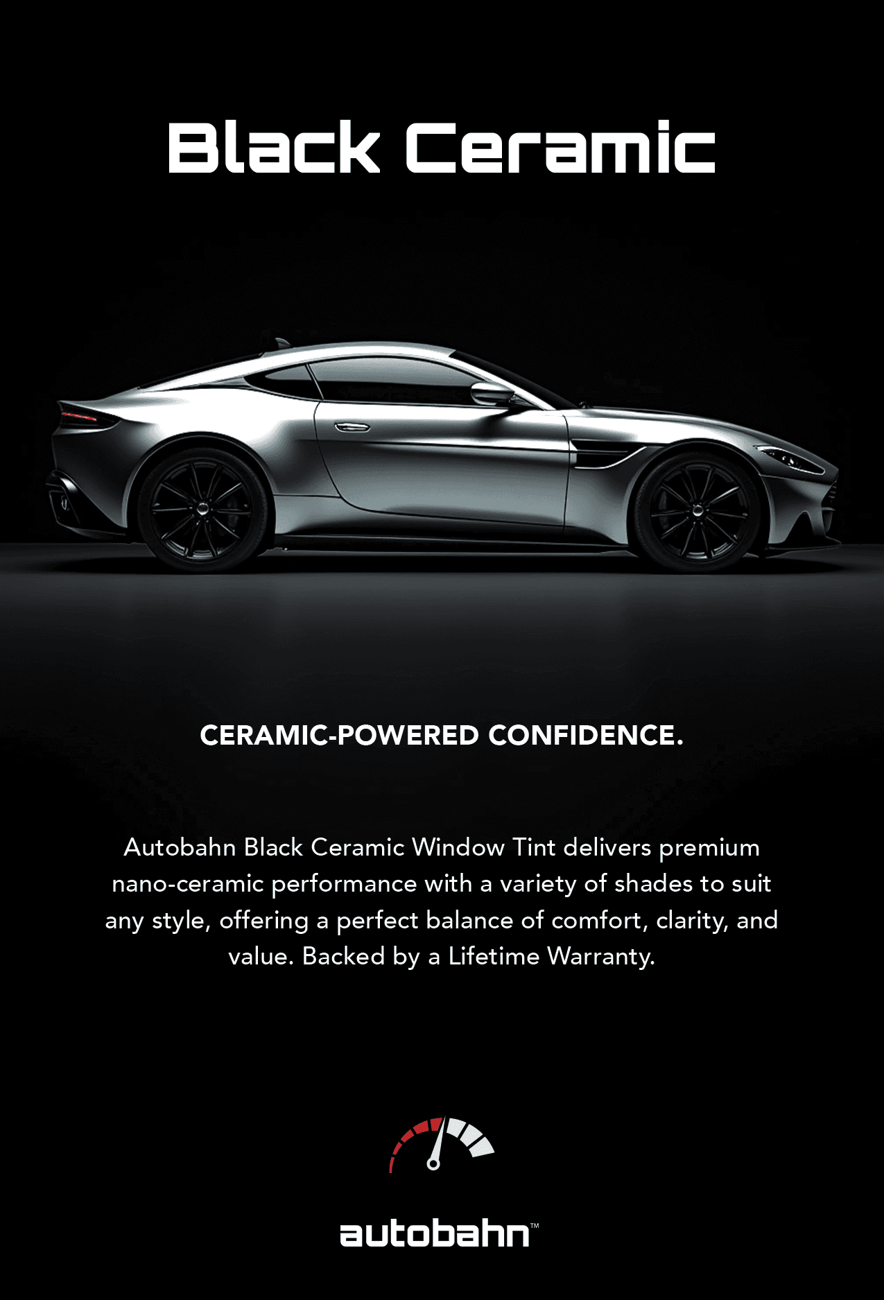 Autobahn Black Ceramic window tint specifications
