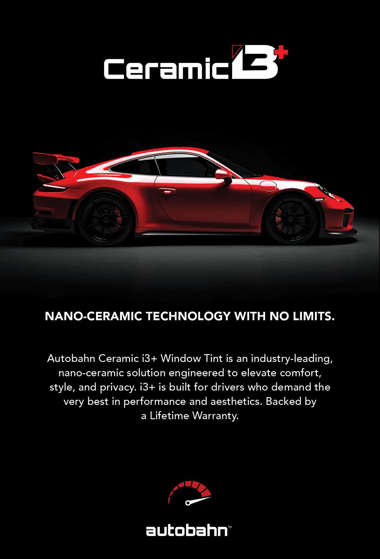 Autobahn Ceramic i3+ window tint specifications