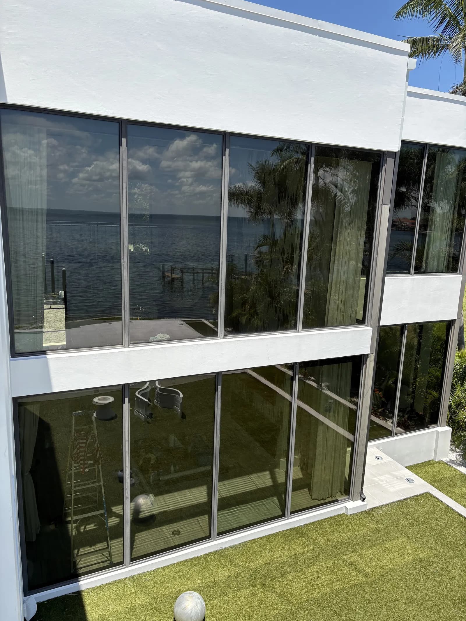 Waterfront home window tint installation Florida
