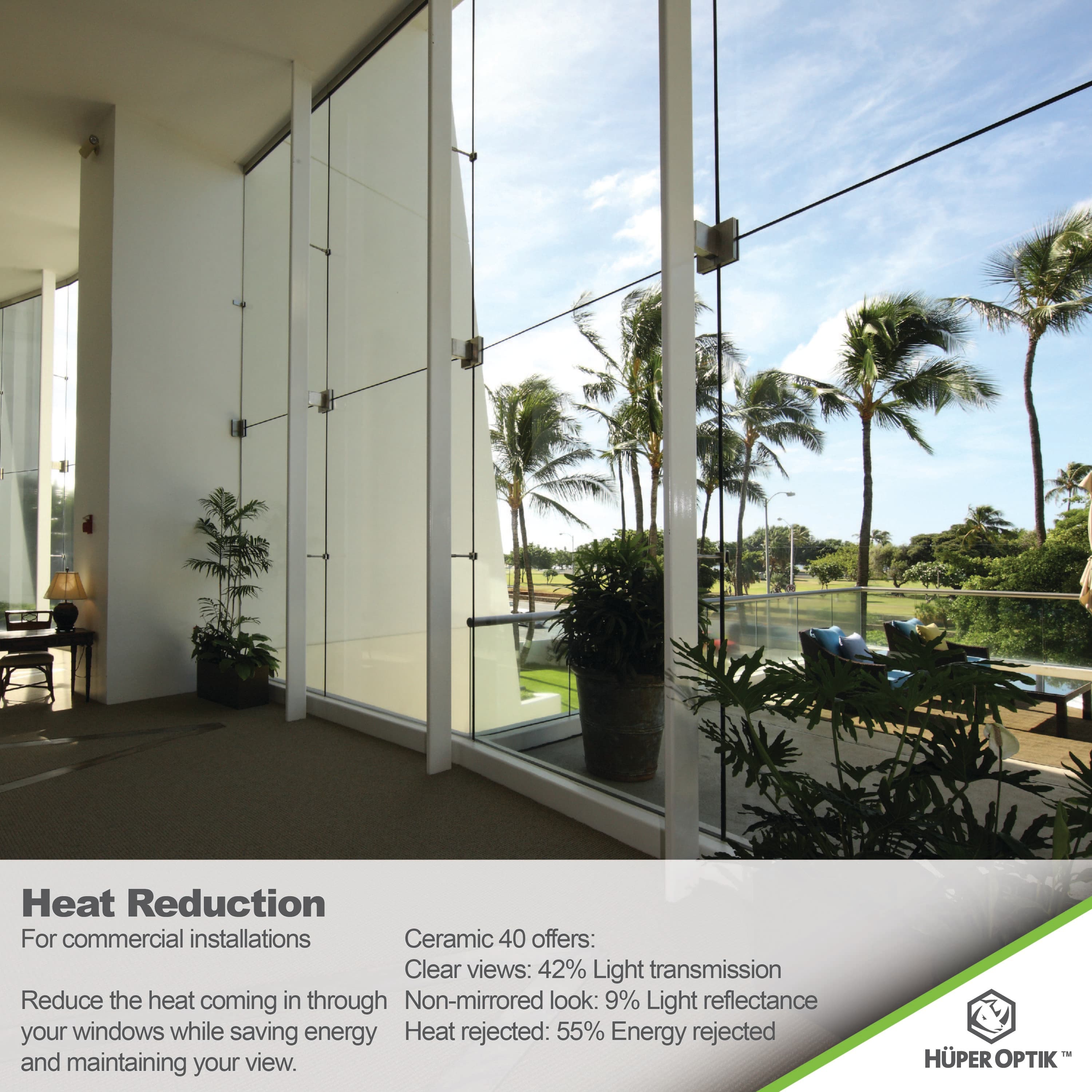 Huper Optik Ceramic 40 commercial heat reduction